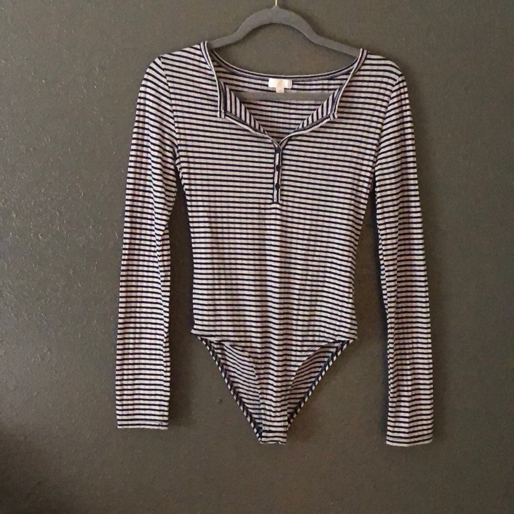 Striped Bodysuit